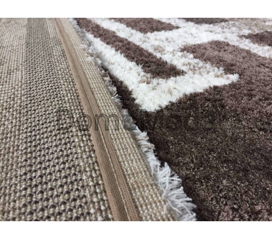 Високоворсний килим MF LOFT 2818A D.Beige-White - Висока якість за найкращою ціною в Україні зображення 2.